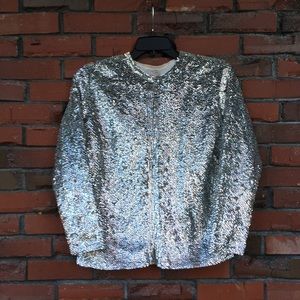 Perfect silver jacket/sweater